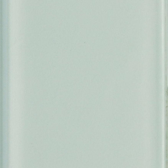White Glass Listello 3x6 Subway Tile